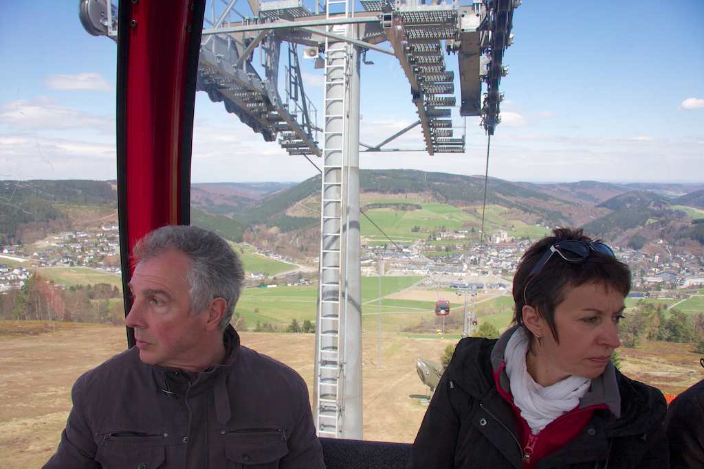 <p>Mit der Seilbahn ging es dann auf den Ettelsberg</p>