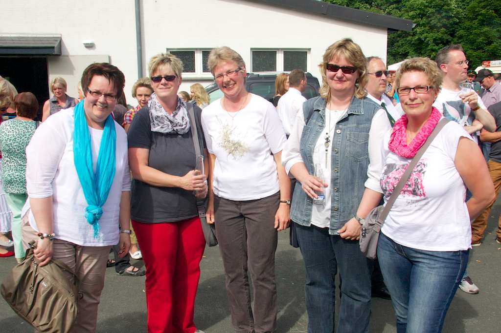 <p>Die Stimmung auf dem Schützenplatz war bestens</p>