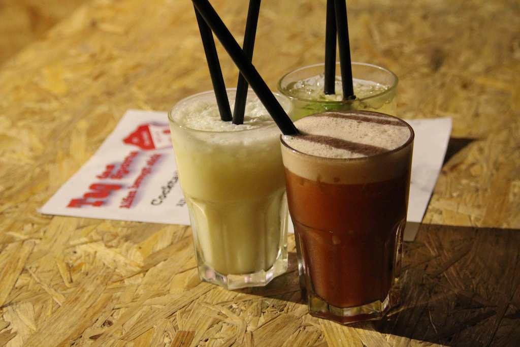 <p>Mustafa hat sich leckere Cocktails einfallen lassen. Z.B. den RWA Soft</p>