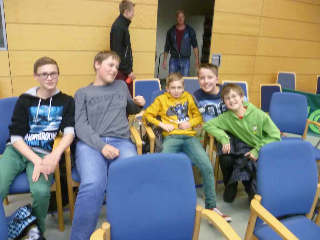 <p>Leider wackelig aber unsere Jungs</p>