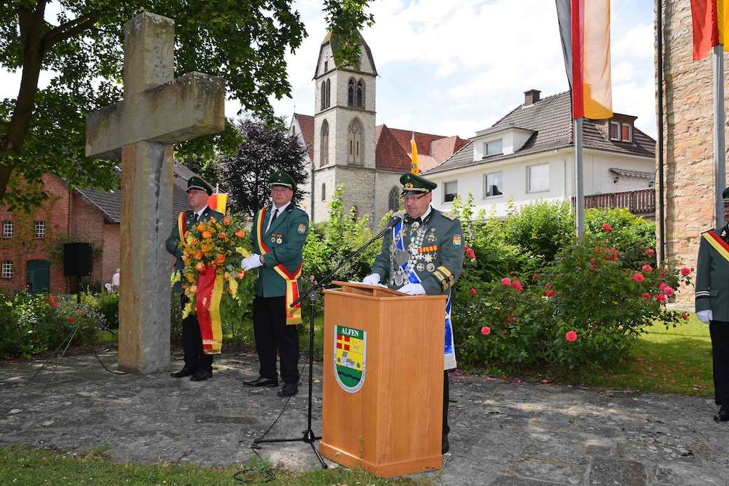 <p>Kaiser Josef ließ es sich nicht nehmen die Festrede selbst zu halten</p>