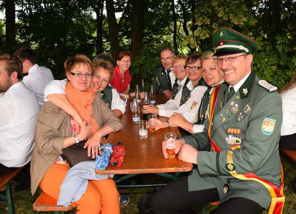 <p>Unter den Kastanien konnte man es gut aushalten</p>