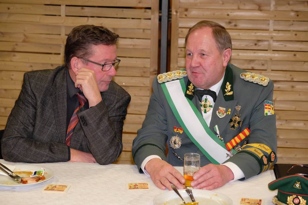 <p>Zwischendurch gab es Gelegenheit zu Gesprächen</p>