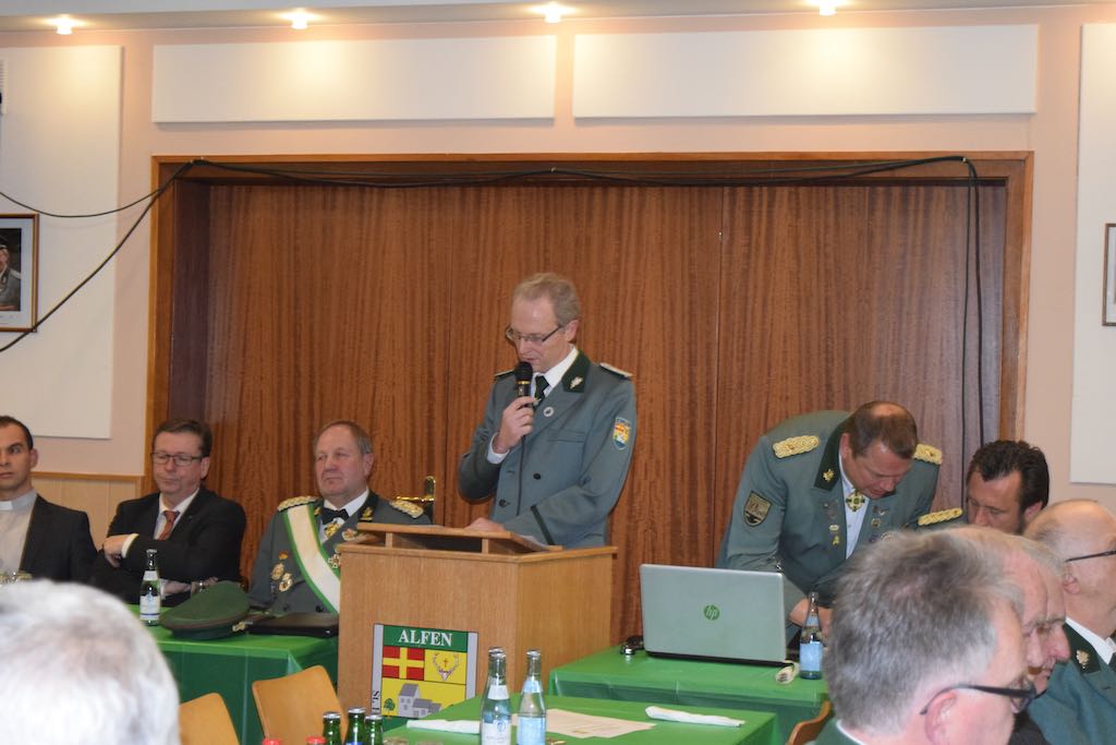 <p>Schriftführer Gerd Kruse verlas das Protokoll der letzten JHV</p>