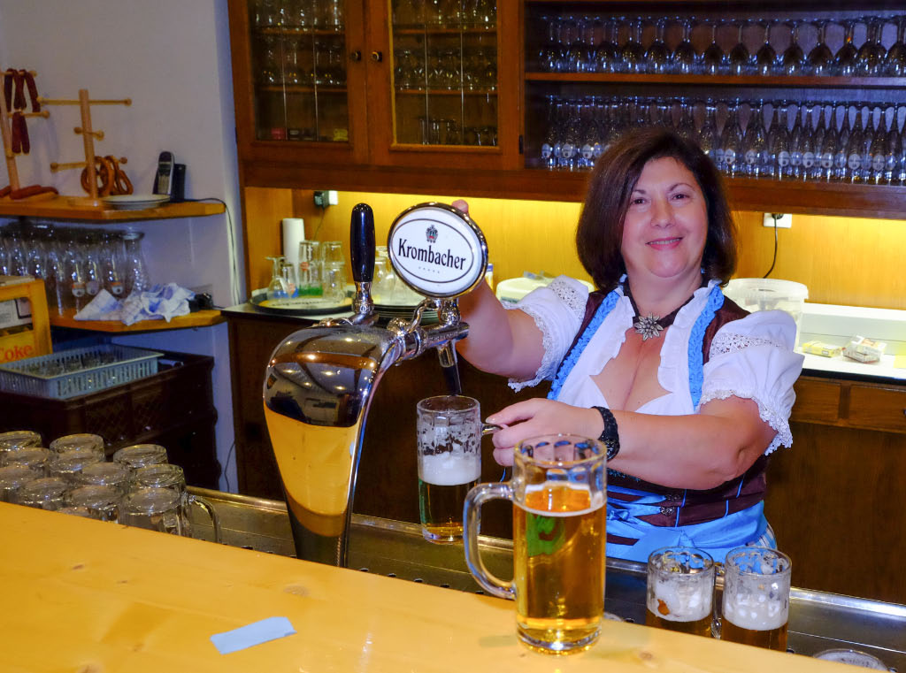 <p>Sarah war vom ersten Moment mit Spaß dabei</p>