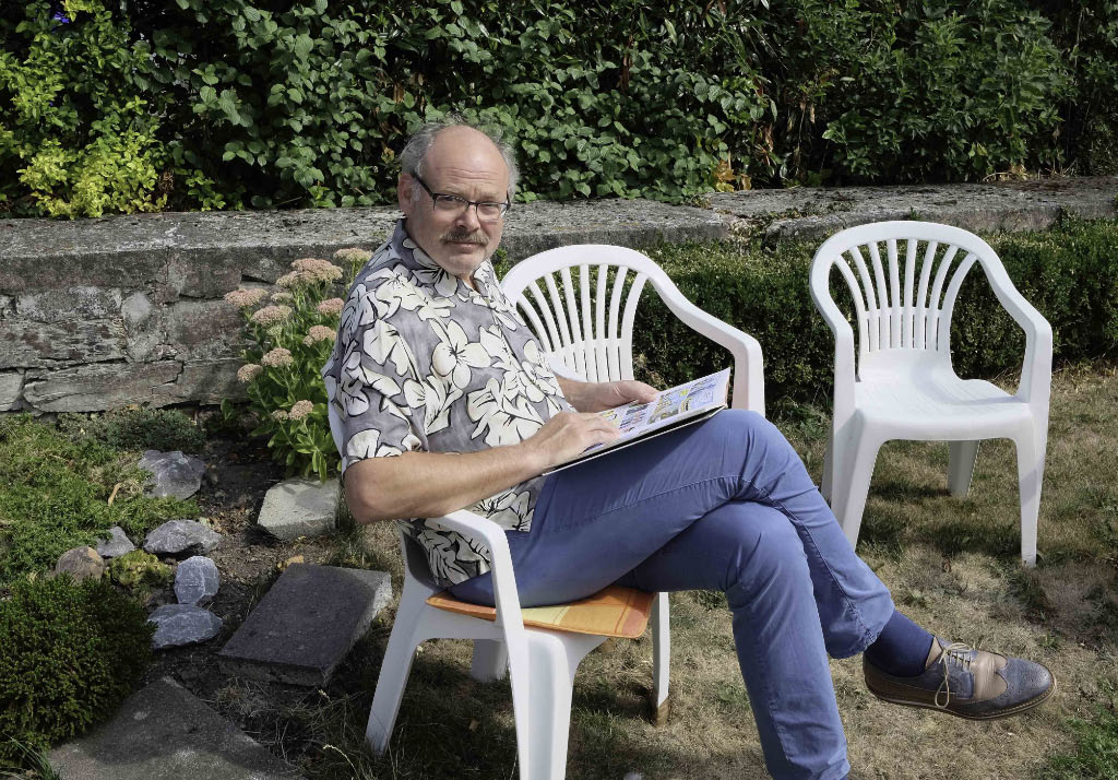<p>Auch zum Lesen der Bücher gab es ruhige Ecken </p>