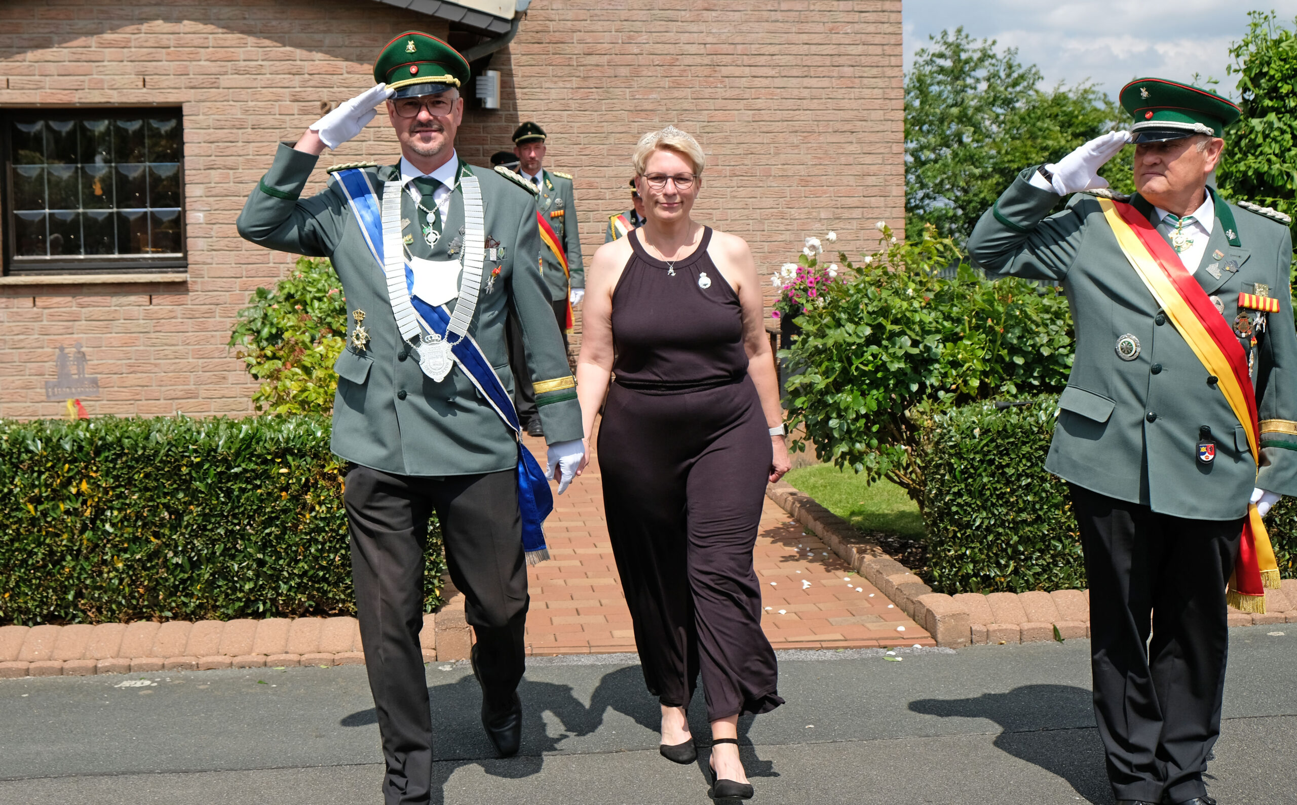 <p>Judith u. Hartwig Thiele haben den Schützenverein im vergangenen Jahr hervorragend regiert. </p>