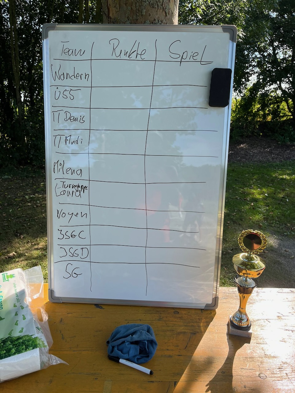 <p>Für die aktiven Sportler wurde erstmalig eine Abteilungsolympiade veranstaltet</p>
