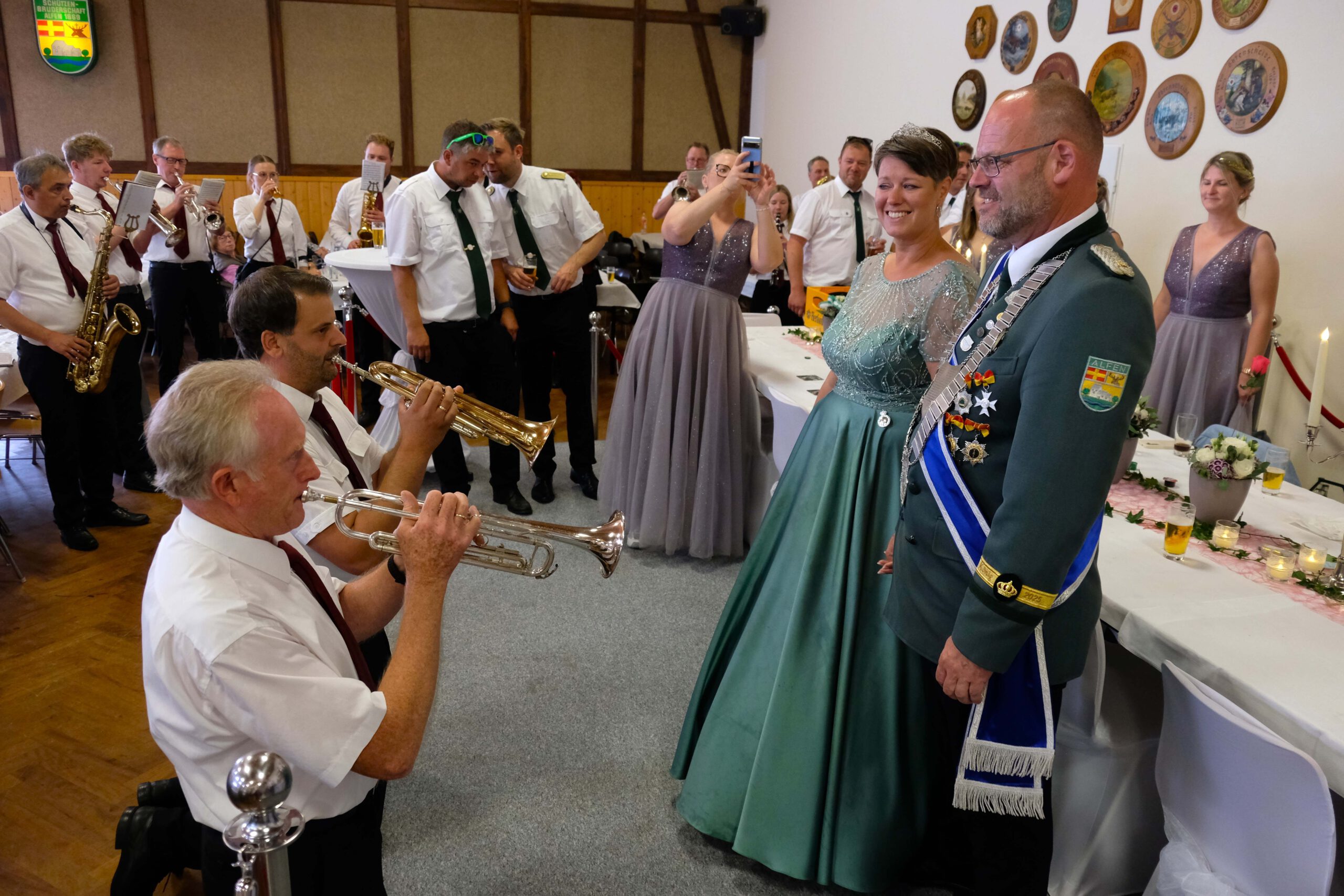 <p>Beim Lied „es waren 2 Königskinder“ zum Abschied wurde es emotional </p>