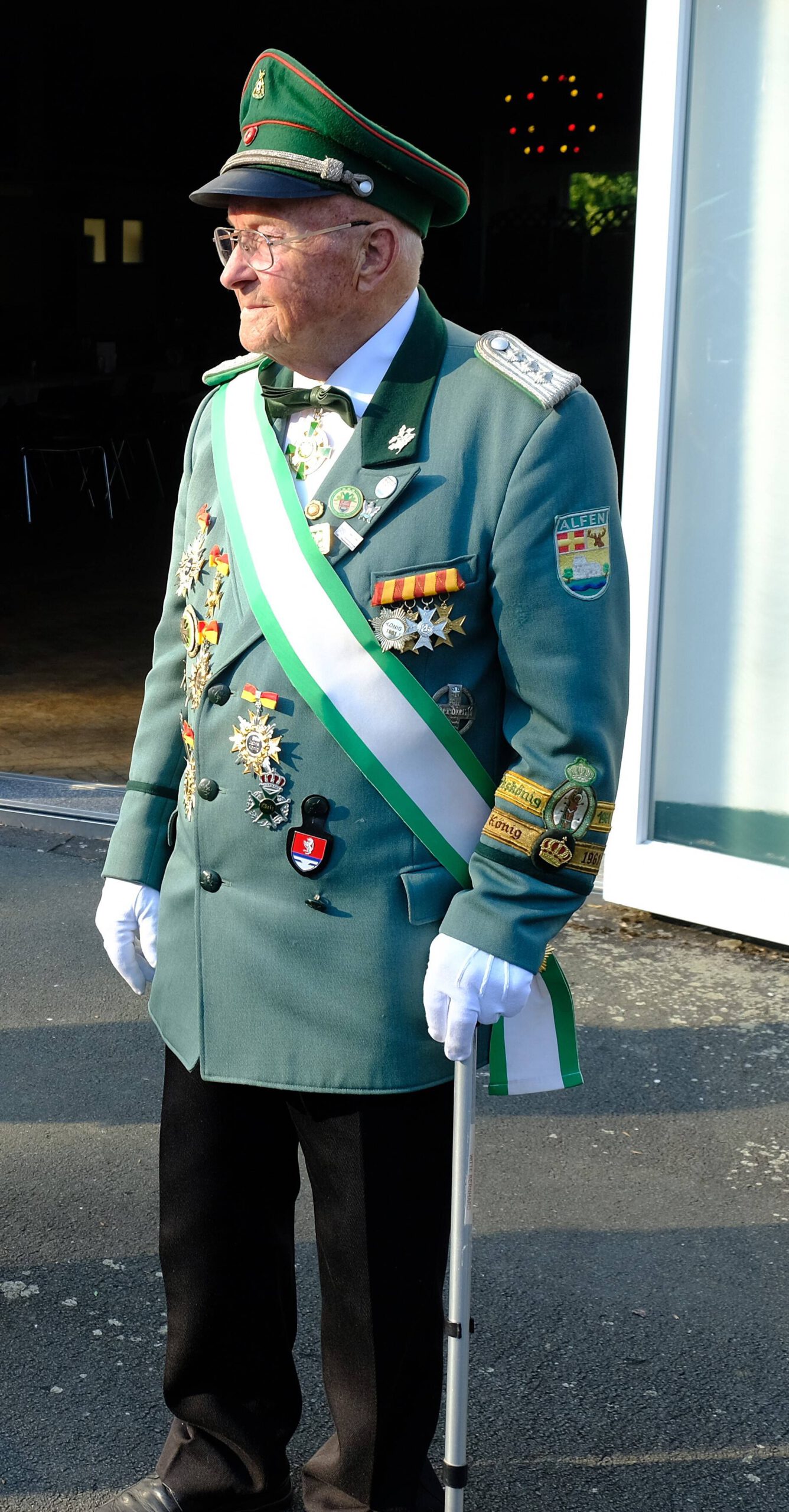 <p>65-jahriger Jubelkönig Bernhard Witte. </p>
