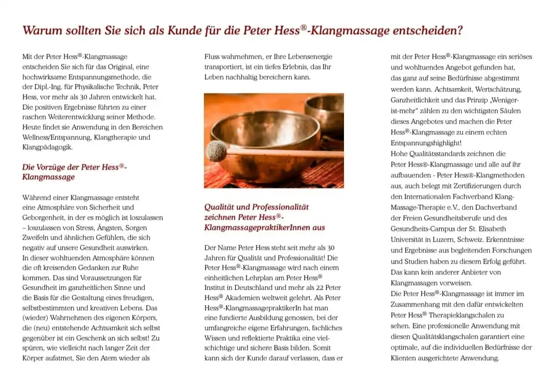Dertinger Klangmassage