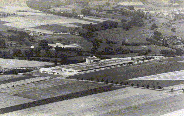 Historisches Luftbild der Feldmark
