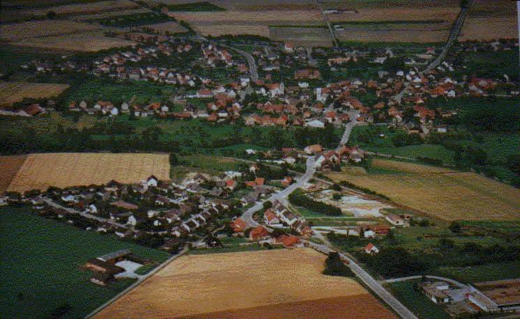 Luftbild von Alfen